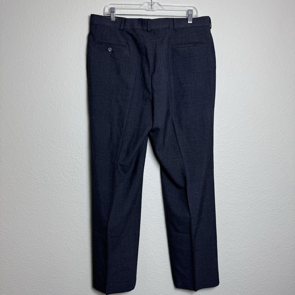 Neil Martin Men's Wool Blend Gray Pleated Pants Made in USA 38x32 - Picture 2 of 4